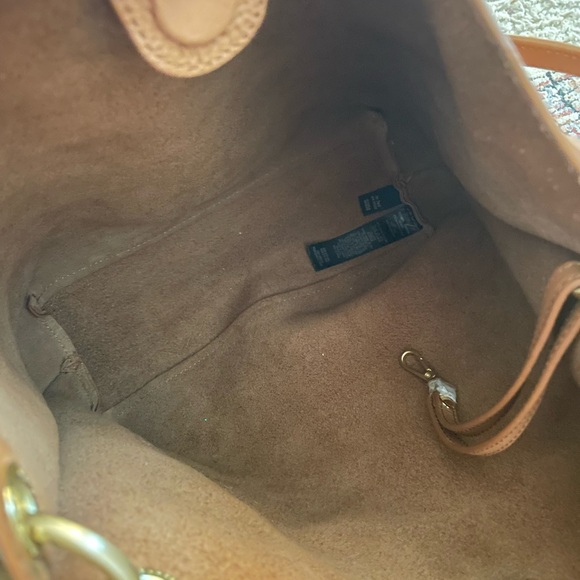 Ted Baker Tan pebbled Leather convertible crossbody / Shoulder Bag - Picture 6 of 6